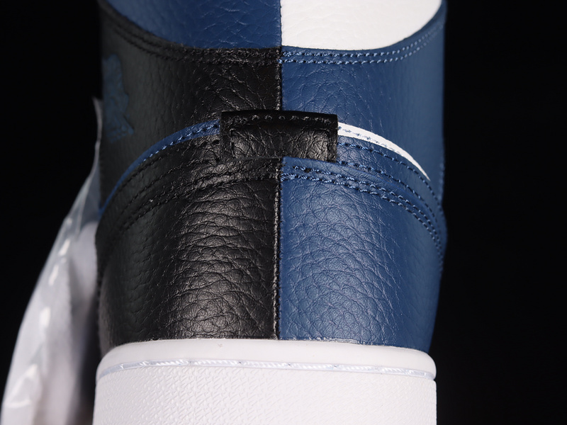 Air Jordan 1 Mid Se Split French Blue/Black/White 25