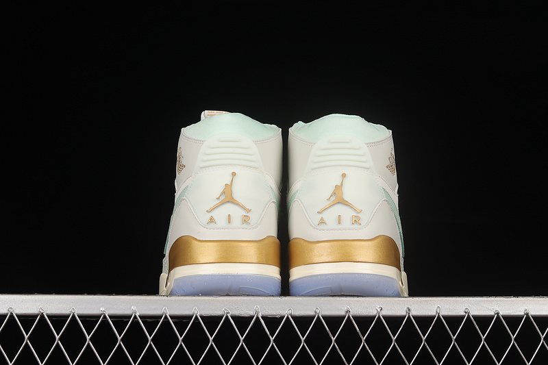 Air Jordan Legacy 312 White/Gold/Mint Green 21