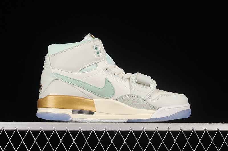 Air Jordan Legacy 312 White/Gold/Mint Green 23