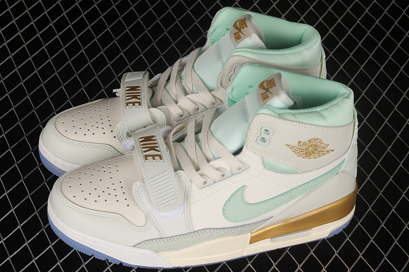 Air Jordan Legacy 312 White/Gold/Mint Green 25