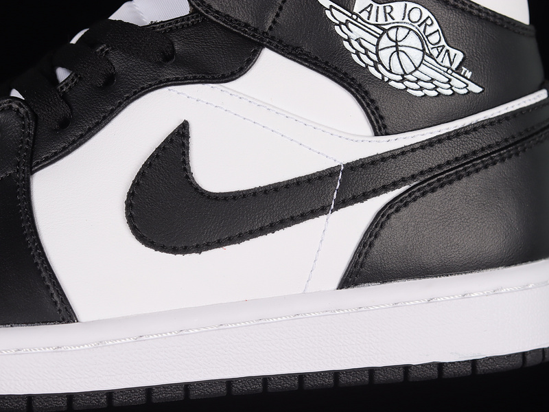 Air Jordan 1 Mid Panda White/Black/White 5