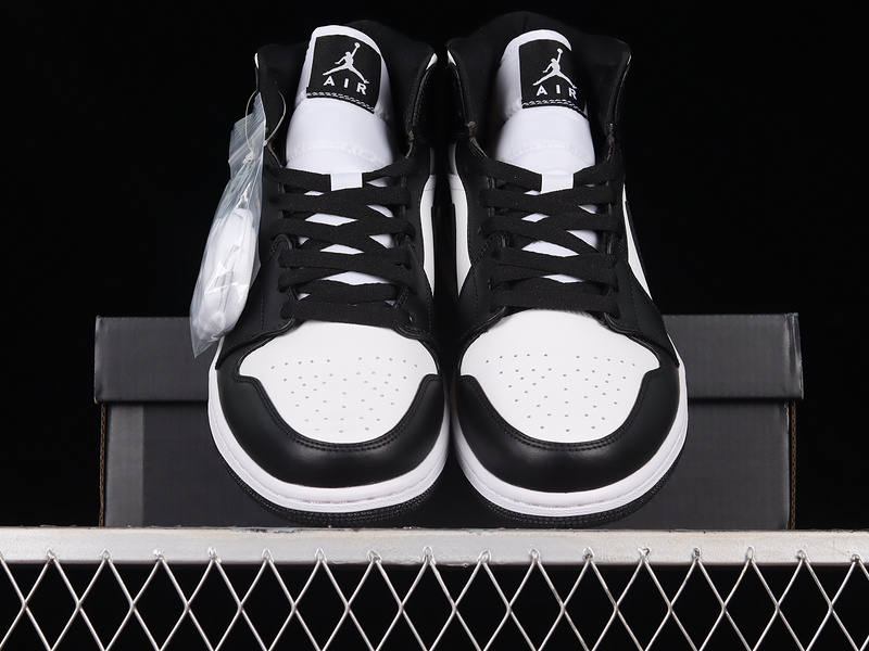 Air Jordan 1 Mid Panda White/Black/White 11