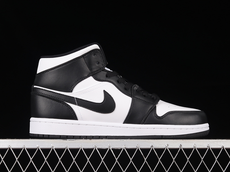 Air Jordan 1 Mid Panda White/Black/White 19