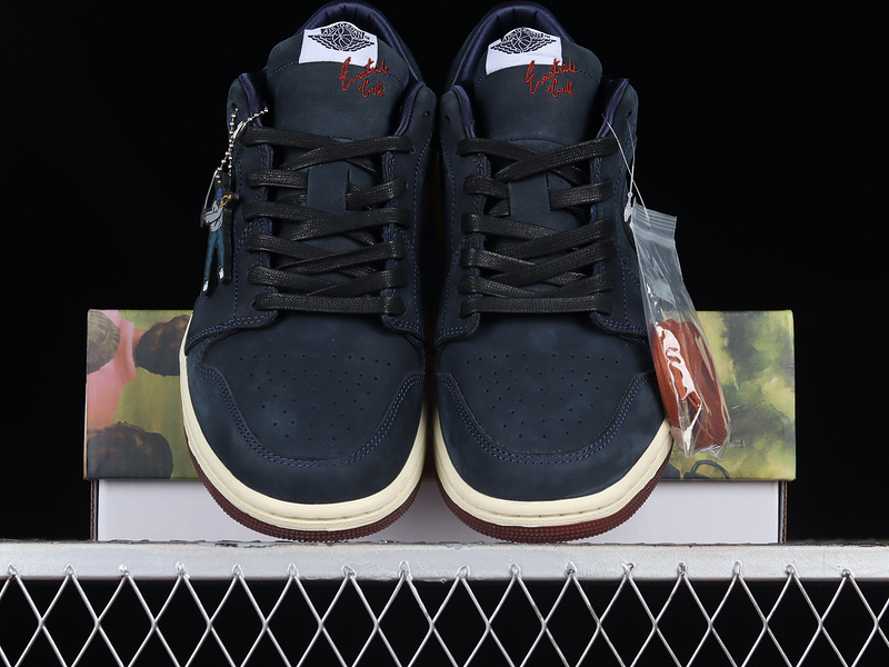 Eastside Golf Air Jordan 1 Low Midnight Navy/Navy/Burnt Sunrise/White 5