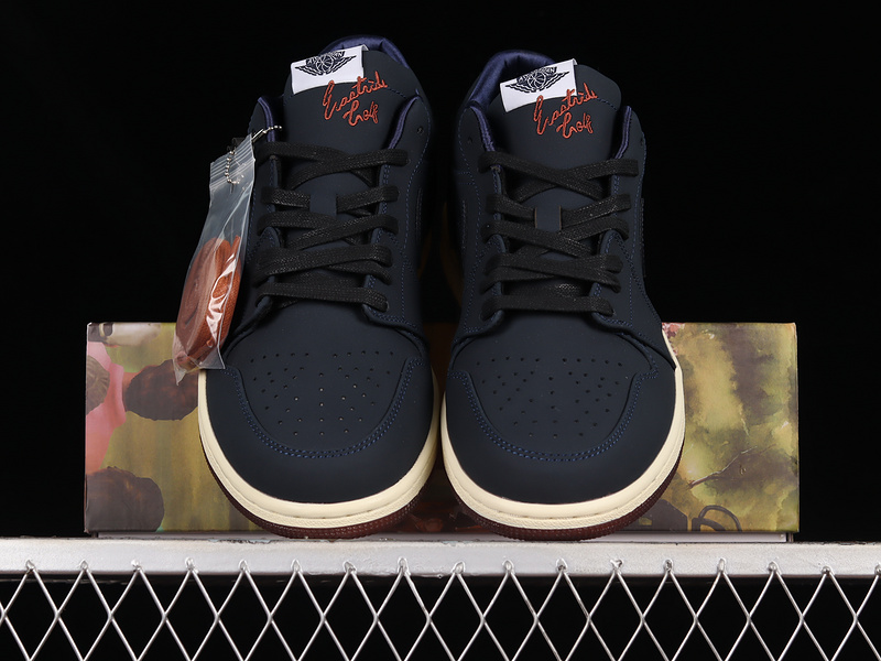 Eastside Golf X Air Jordan 1 Low Out The Mud Midnight Navy/Burnt Sunrise/White 25