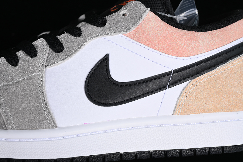 Air Jordan 1 Low White/Black/Grey/Pink 31