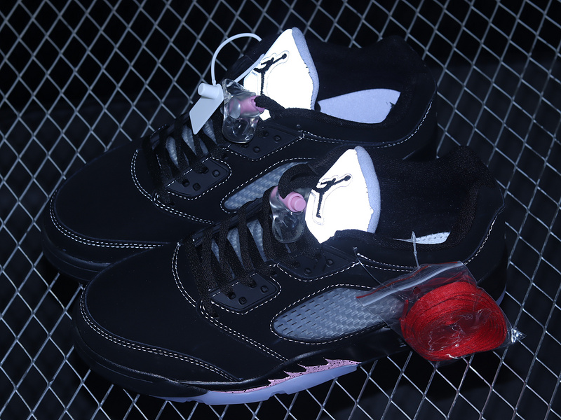 Air Jordan 5 Low Dongdan Black/White-Lilac Ice-Pink Rise 15