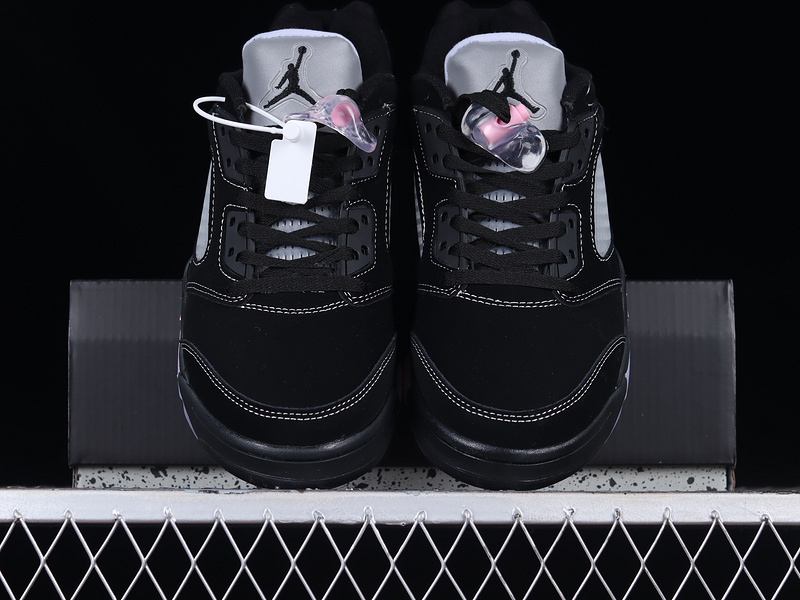 Air Jordan 5 Low Dongdan Black/White-Lilac Ice-Pink Rise 19