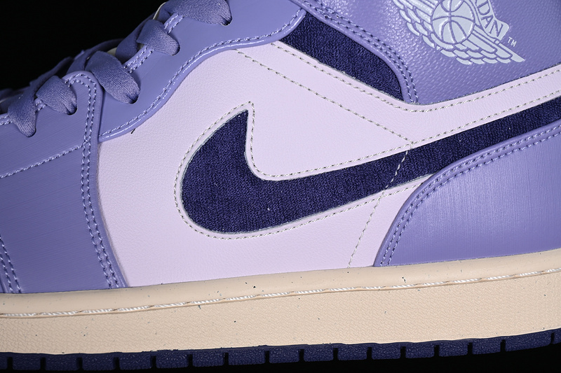 Air Jordan 1 Mid Sky Purple Purple/Black/Brown 5