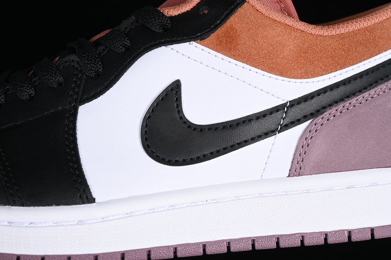 Air Jordan 1 Low Se White/Black/Purple/Brown 11