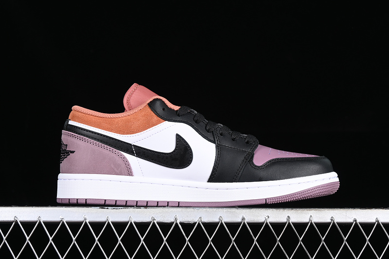 Air Jordan 1 Low Se White/Black/Purple/Brown 17