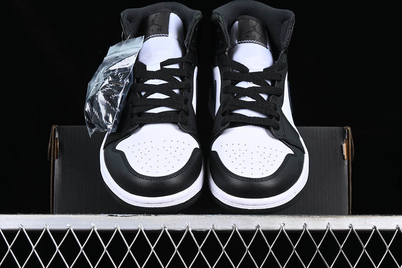 Air Jordan 1 Mid White/Black 15