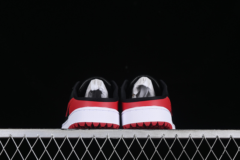 Air Jordan 1 Mule Golf Bred Black/White/Varsity Red 27