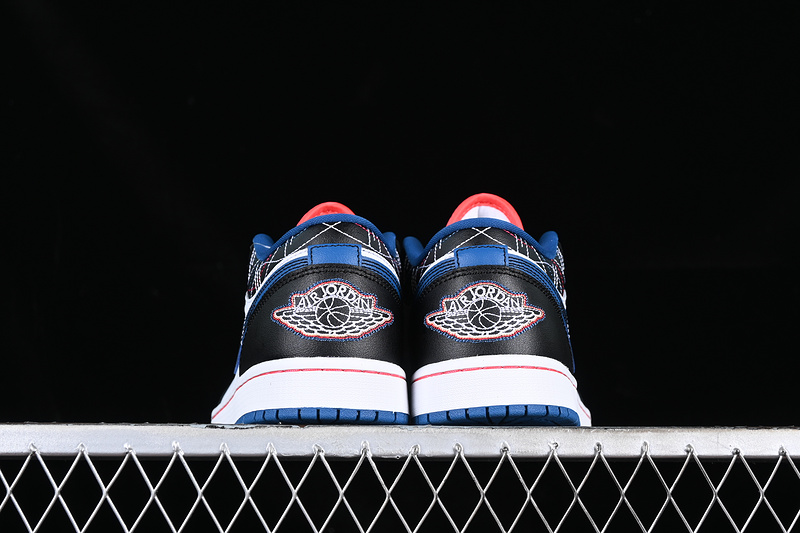 Air Jordan 1 Low Se White/Black/Blue/Red 29