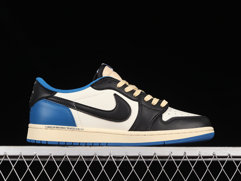 Travis Scott X Air Jordan 1 Low Og Off White/Blue/Black 27