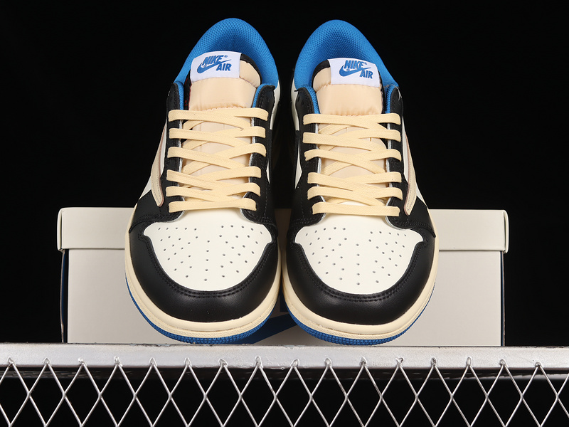 Travis Scott X Air Jordan 1 Low Og Off White/Blue/Black 29