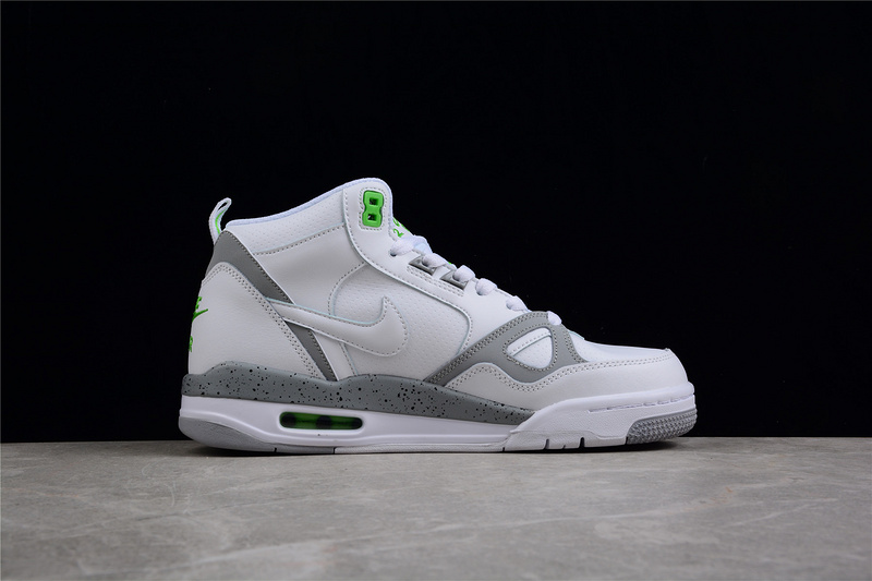 Air Flight 13 Mid White/Grey-Green 5