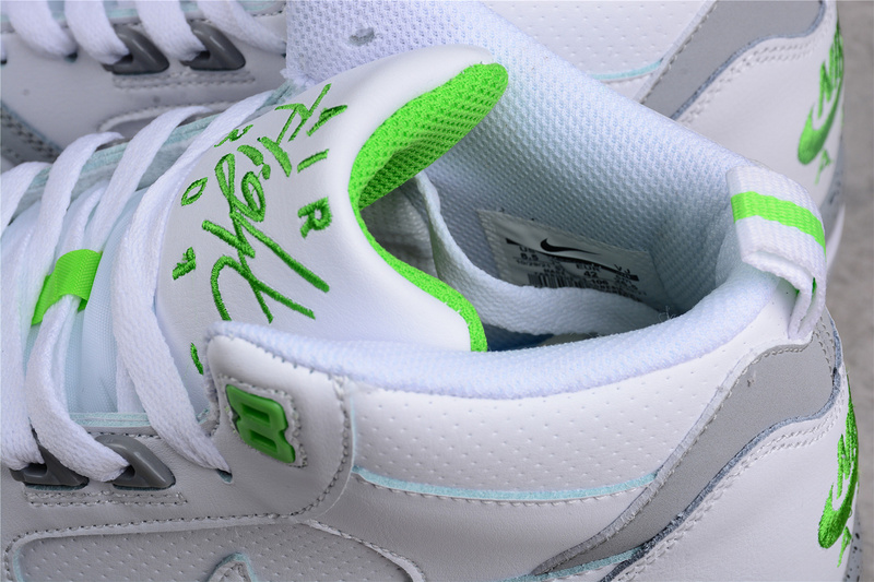 Air Flight 13 Mid White/Grey-Green 9