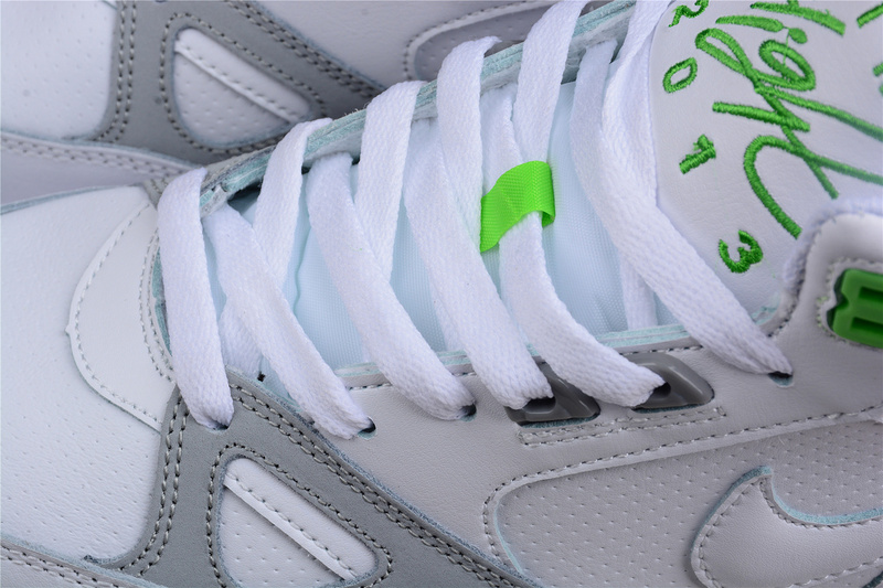 Air Flight 13 Mid White/Grey-Green 25