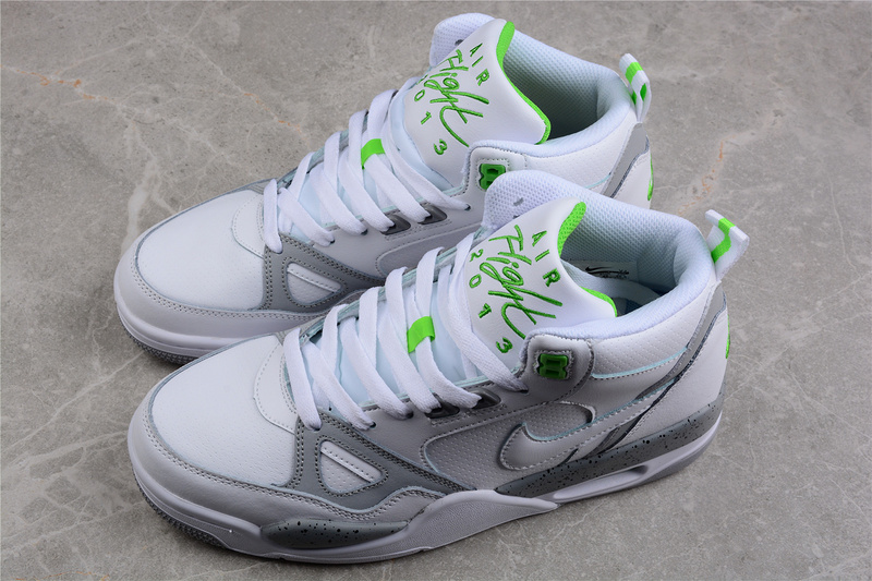 Air Flight 13 Mid White/Grey-Green 31