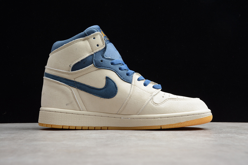 Air Jordan 1 Retro Mid Jeter Sail/Bronze-College Navy 15