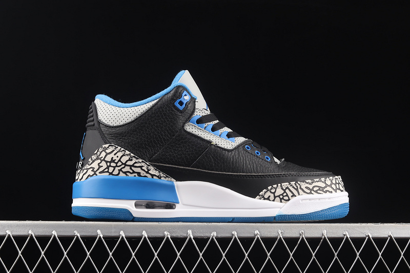 Air Jordan 3 Retro Sport Blue-Wolf Grey/Black 5