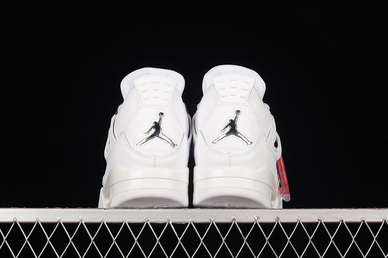 Air Jordan 4 Retro Pure Money 2017 White/Metallic Silver-Pure Platinum 3