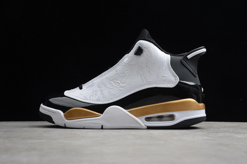 Air Jordan Dub Zero White/Black-Metallic Gold 3