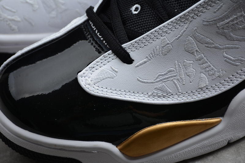 Air Jordan Dub Zero White/Black-Metallic Gold 19