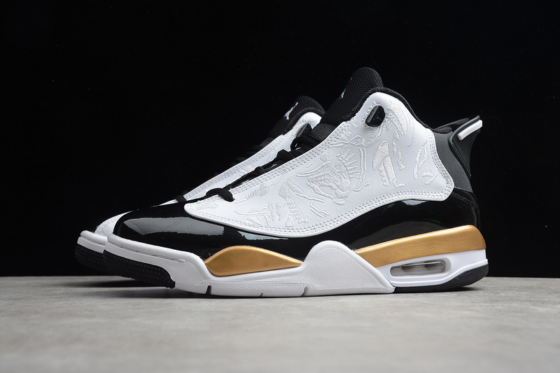 Air Jordan Dub Zero White/Black-Metallic Gold 23