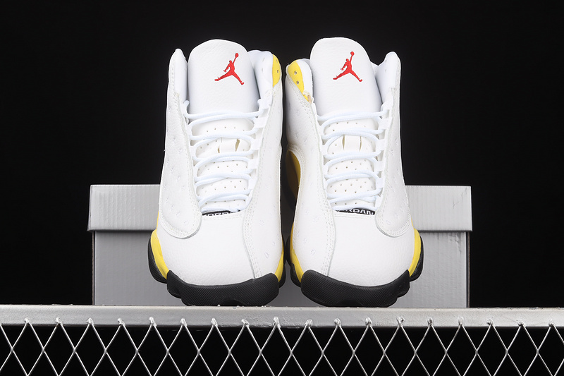 Air Jordan 13 White/University Red-Del Sol-Black 19