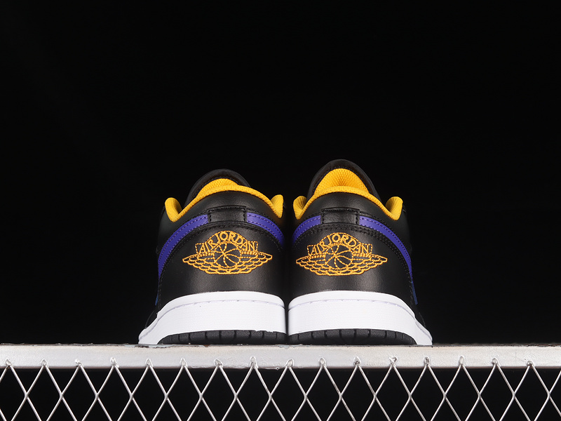 Air Jordan 1 Low Black/Dark Concord/Taxi 15