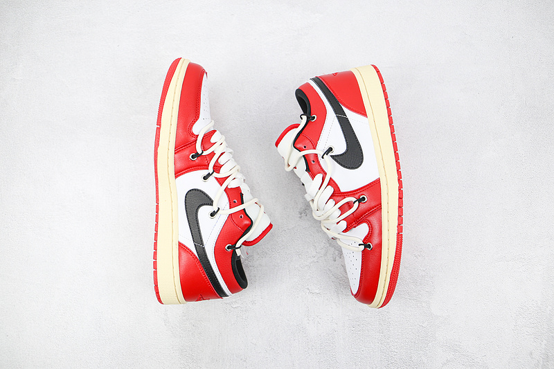 Air Jordan 1 Low Red/White/Black 23