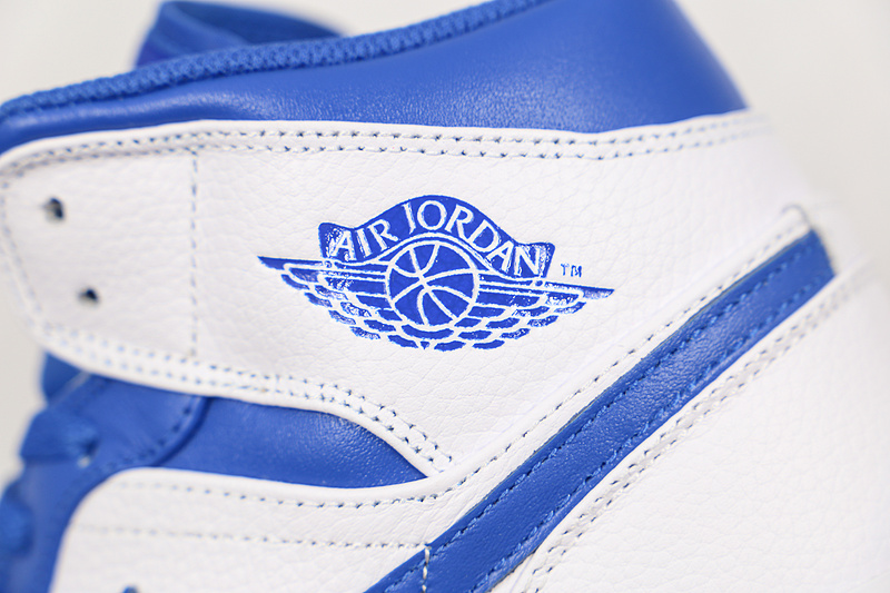 Air Jordan 1 Mid White/White/Hyper Royal 29