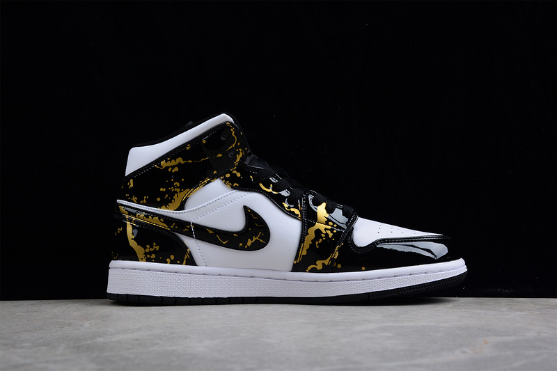 Air Jordan 1 Mid White/Tropical Twist-Black 23