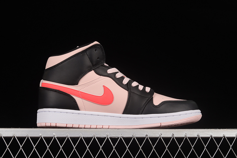 Air Jordan 1 Mid Gs Atmosphere/Infrared 23/Black 5