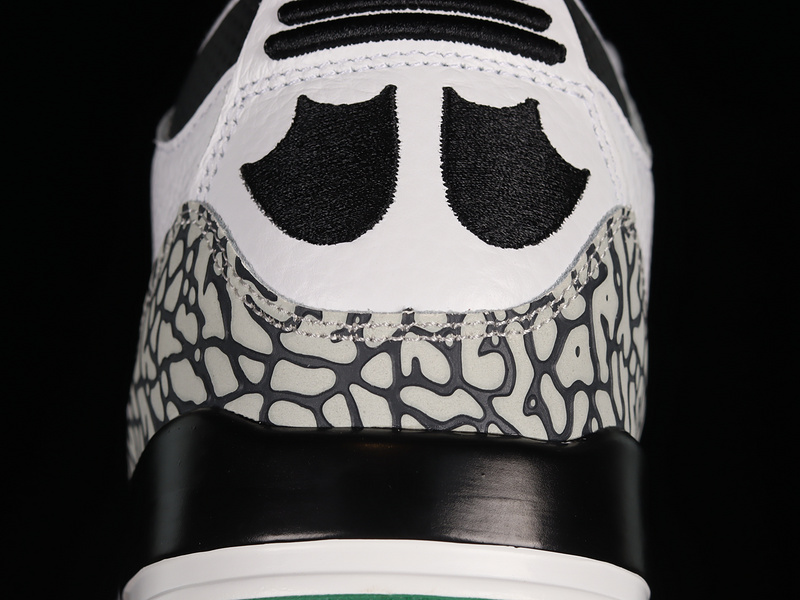 Air Jordan 3 Retro Oregon Pit Crew White/Black/Green 13