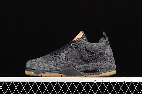 Levi's X Air Jordan 4 Retro Black Denim Black/Black-Black 21