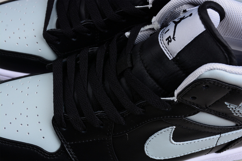 Air Jordan 1 Mid Black/Black/Grey 29