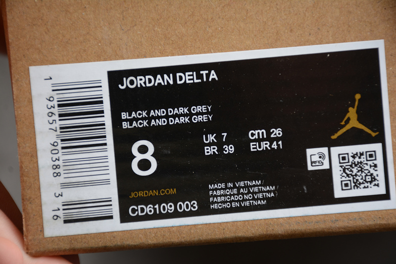 Jordan Delta Sp Black/Dark Grey-White 11