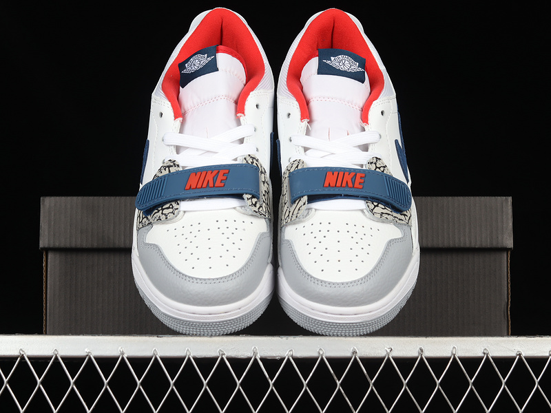 Air Jordan Legacy 312 Low White/French Blue-Wolf Grey-University Red 27