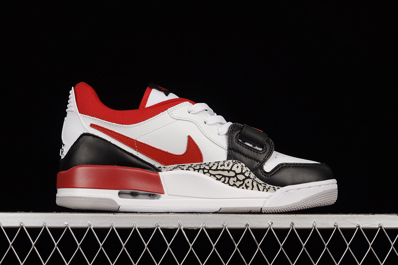 Air Jordan Legacy 312 Low Black Toe White/Black/Red 13