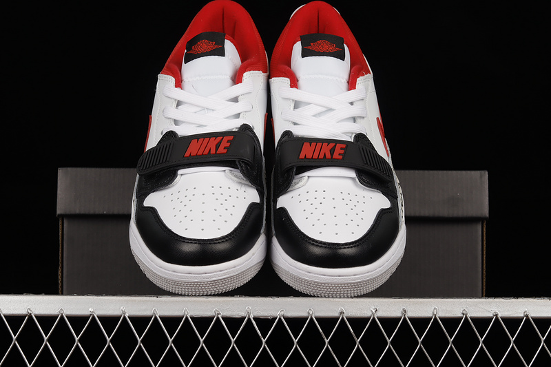 Air Jordan Legacy 312 Low Black Toe White/Black/Red 23