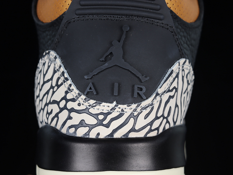 Air Jordan 3 Retro Black/Fire Red-Metallic Gold-Cement Grey 17