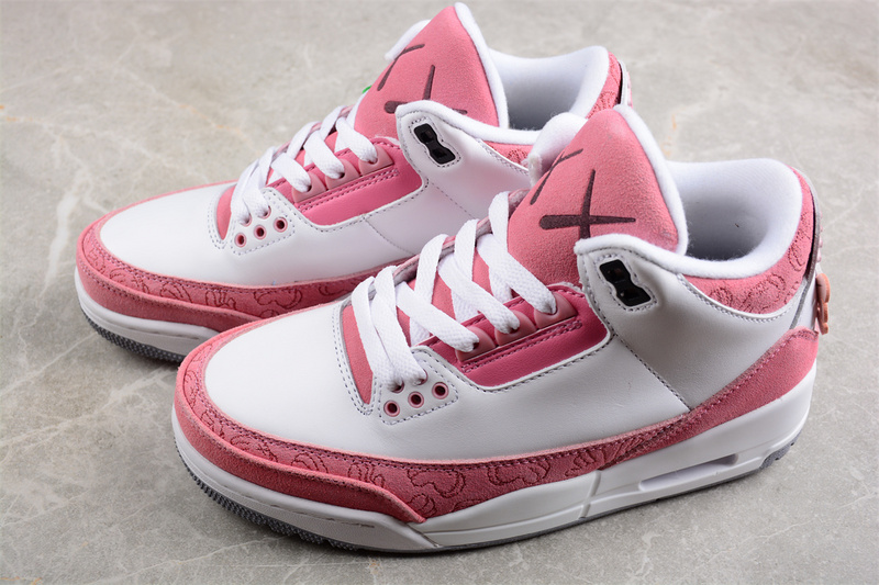 Air Jordan 3 Retro White/Pink 5