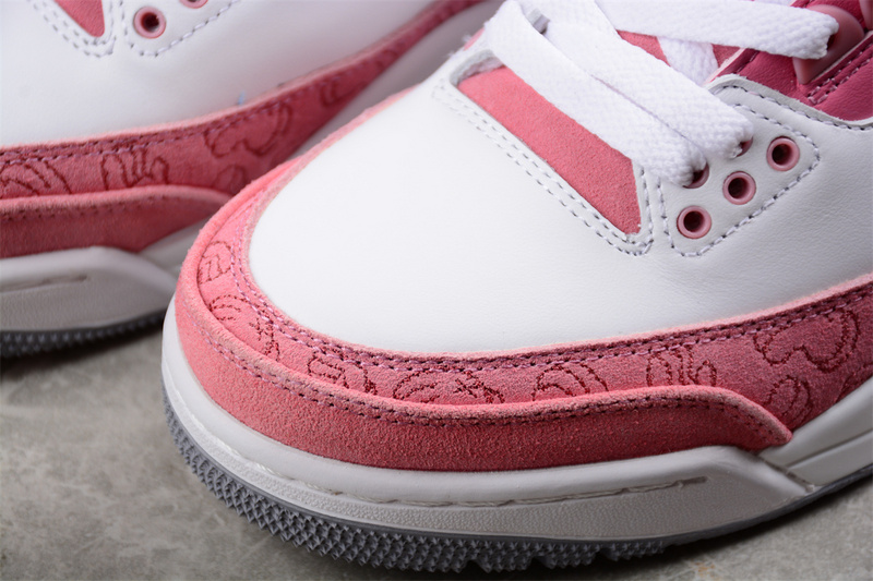 Air Jordan 3 Retro White/Pink 11