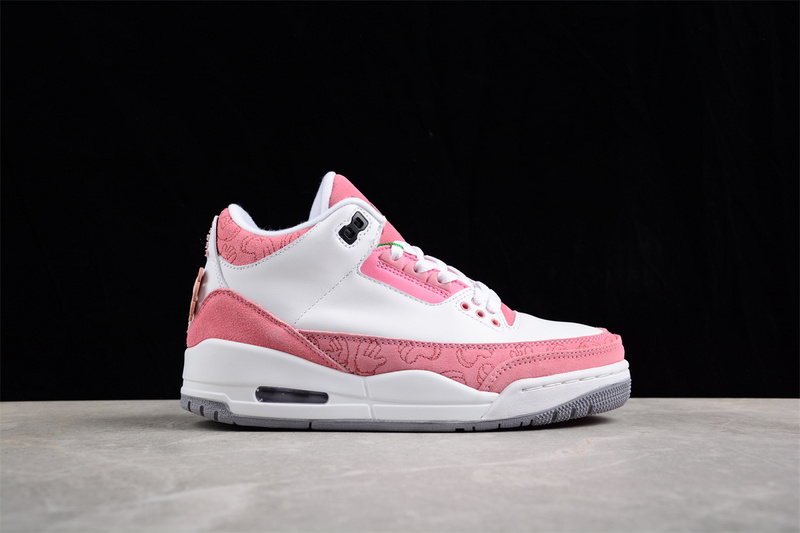 Air Jordan 3 Retro White/Pink 23