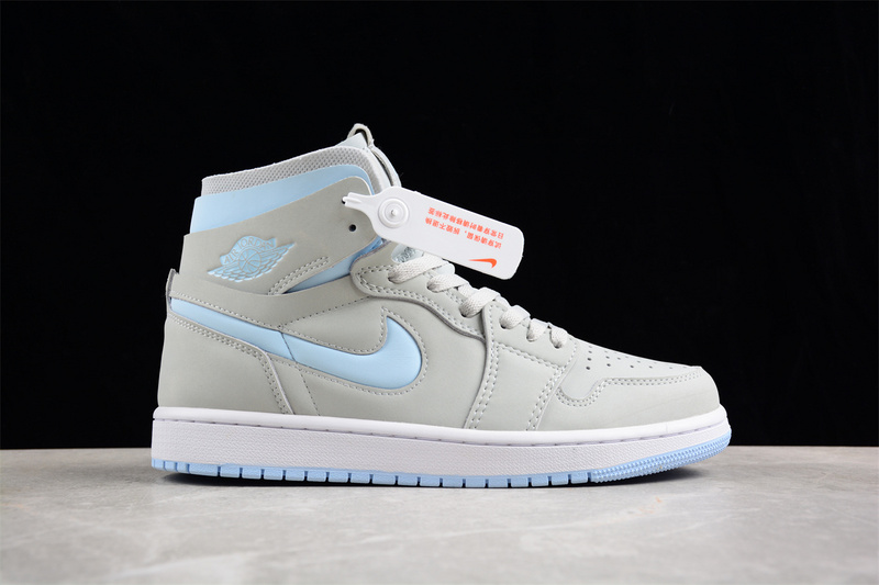 Air Jordan 1 Zoom Cmft White/Grey/Blue 19