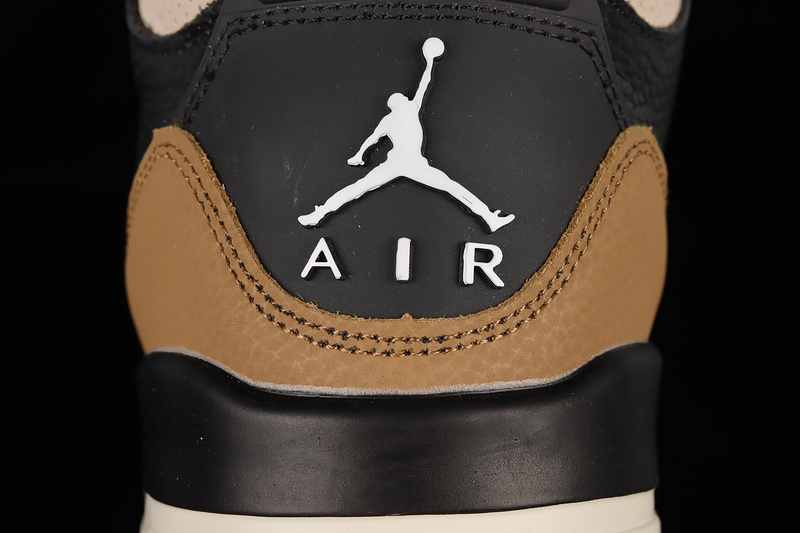 Air Jordan 3 Retro Desert Elephant Black/Rush Orange-Fossil Stone-Sail 9