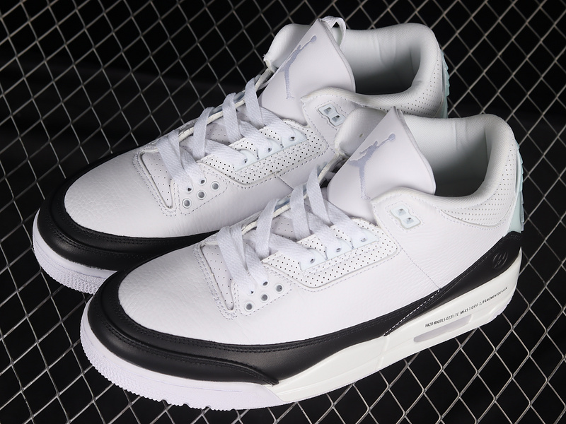 Fragment Design X Air Jordan 3 Retro Sp White/Black/White 23